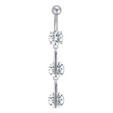 silver-stainless-steel-Belly-Navel-Piercing-Rose-Gold-Body-Jewelry