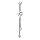Crystal-Piercing-Dangle-Belly-Button-Rings-Surgical-Stainless-Steel