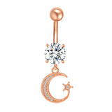 14g-Drop-Dangle-Moon-Belly-Rings-Piercing-Rose-Gold-Crystal-Navel-Rings-Jewelry