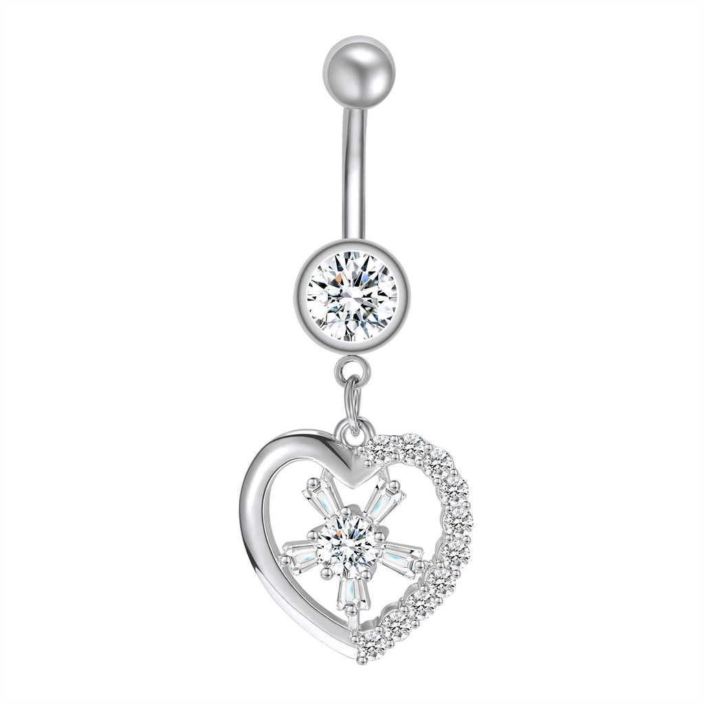 14g-Drop-Dangle-Heart-Flower-Belly-Rings-Piercing-Rose-Gold-Crystal-Navel-Piercing-Jewelry