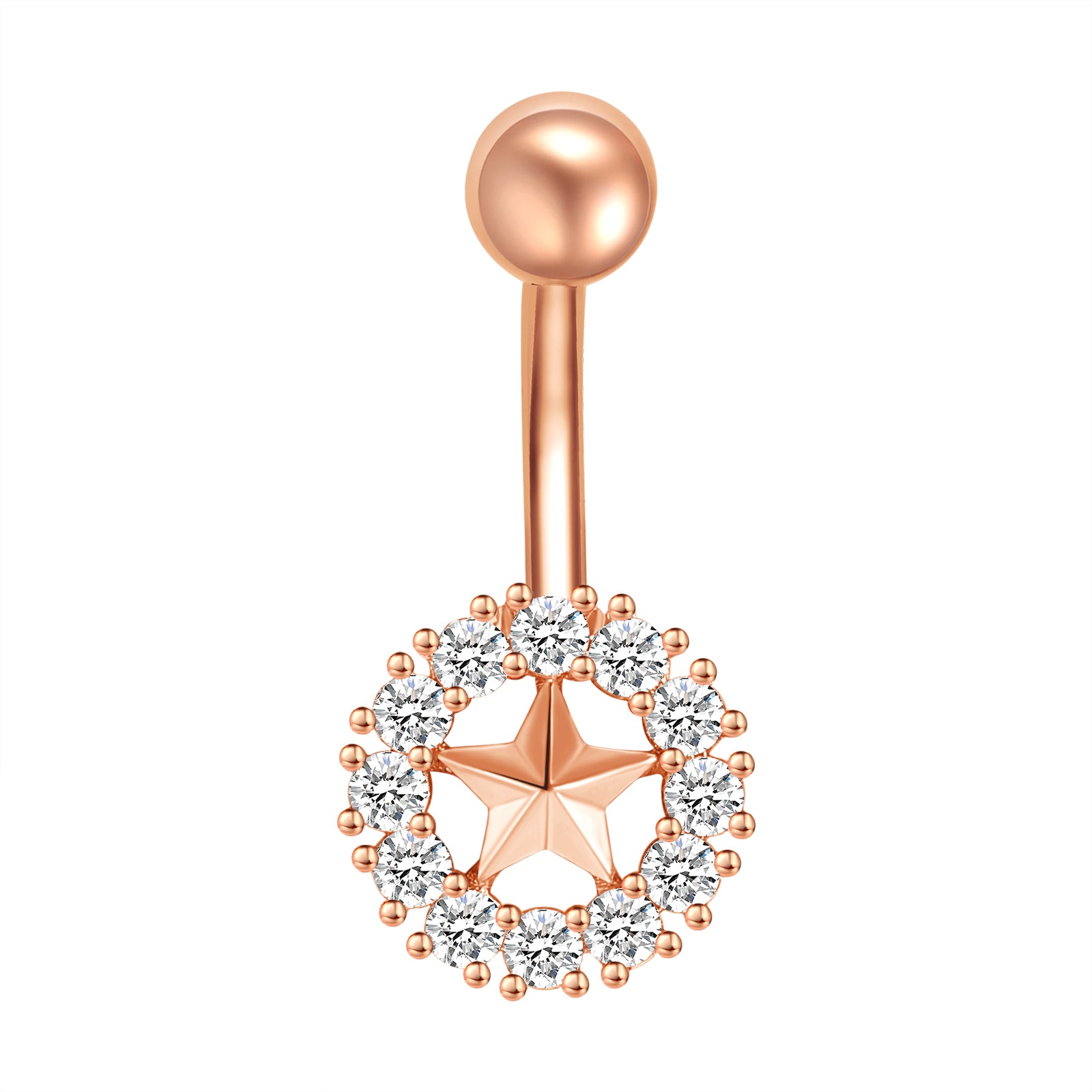 14g-Pretty-Star-Belly-Button-Rings-Rose-Gold-Cubic-Zirconia-Belly-Piercing-Jewelry
