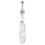14g-Stone-Dangle-Belly-Button-Rings-White-Crystal-Belly-Navel-Piercing-Jewelry