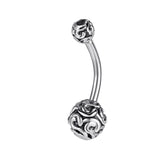 14g Double Ball Belly Button Rings Vintage Style Belly Navel Piercing