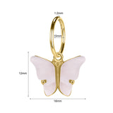 16g-pink-butterfly-dangle-belly-button-rings-gold-hoop-belly-navel-piercing