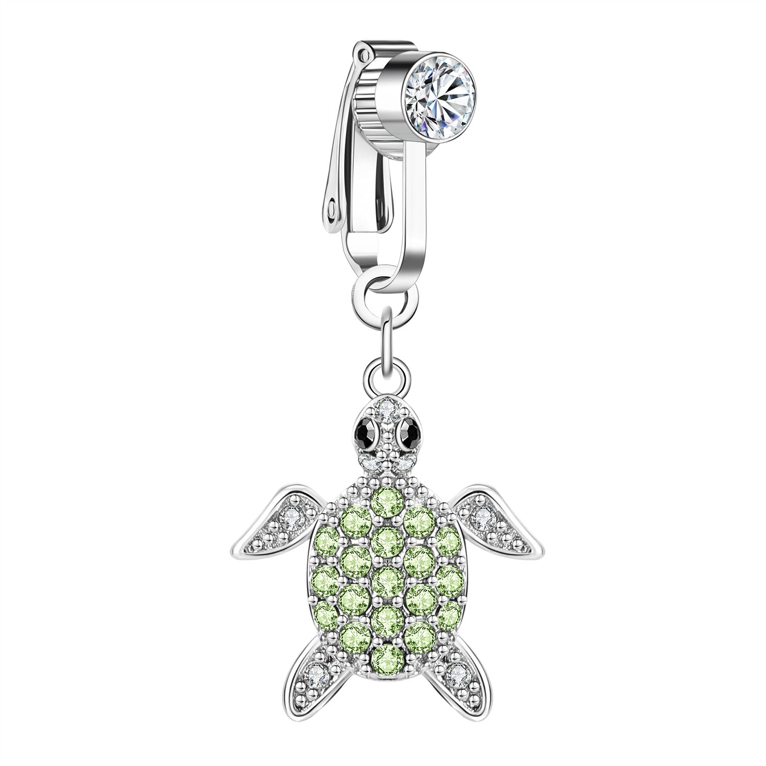 fake-turtle-dangle-belly-navel-clip-crystal-cute-belly-button-ring