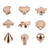 9pcs-set-rose-gold-color-dermal-anchor-tops-threaded-piercing-kit