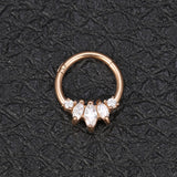 Septum-Clicker-16g-Nose-Ring-Helix Tragus-Cartilage-Piercing-zs-body-Jewelr-Rose-gold-zirconia-online-shop