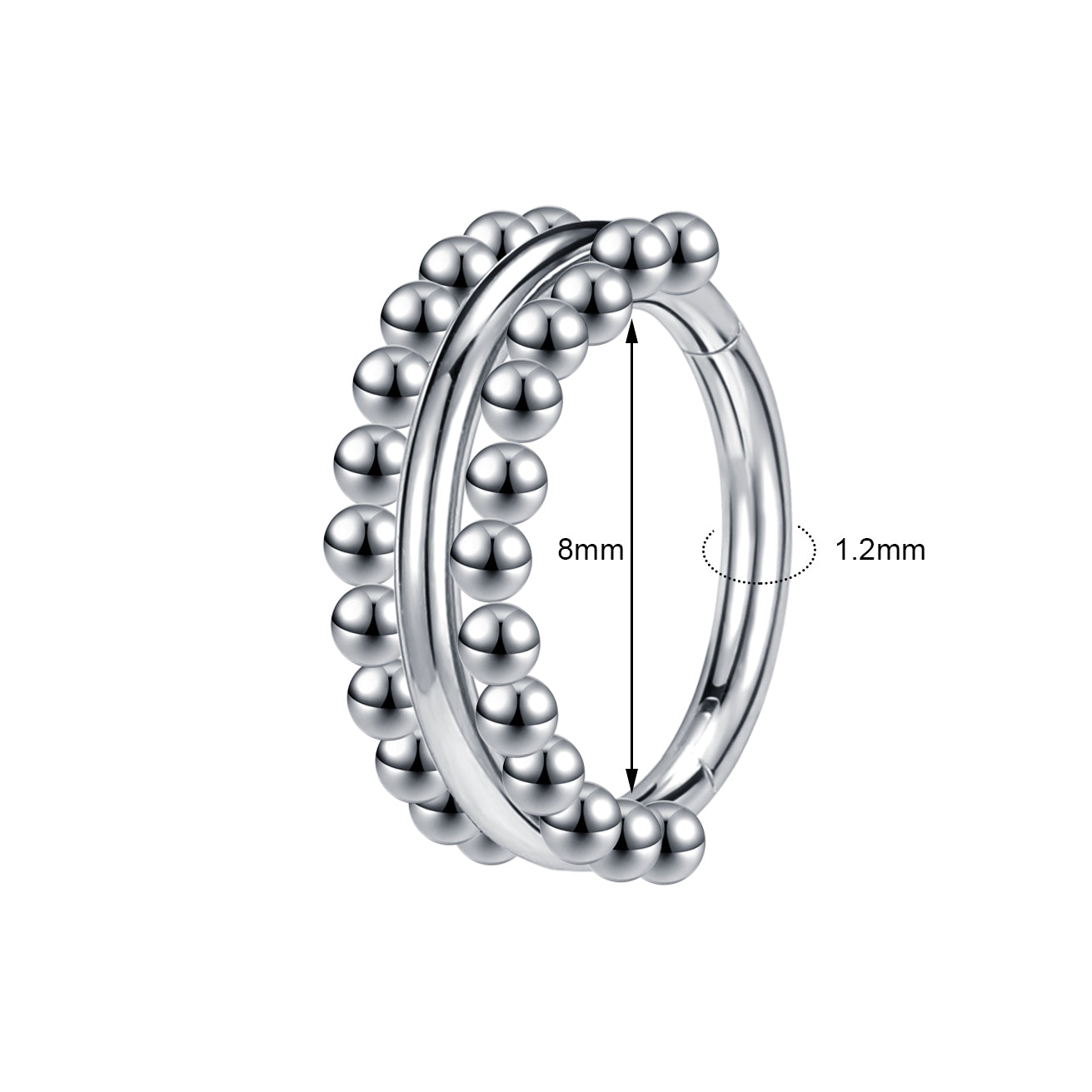 16g-double-row-balls-nose-septum-ring-stainless-steel-clicker-cartilage-helix-piercing