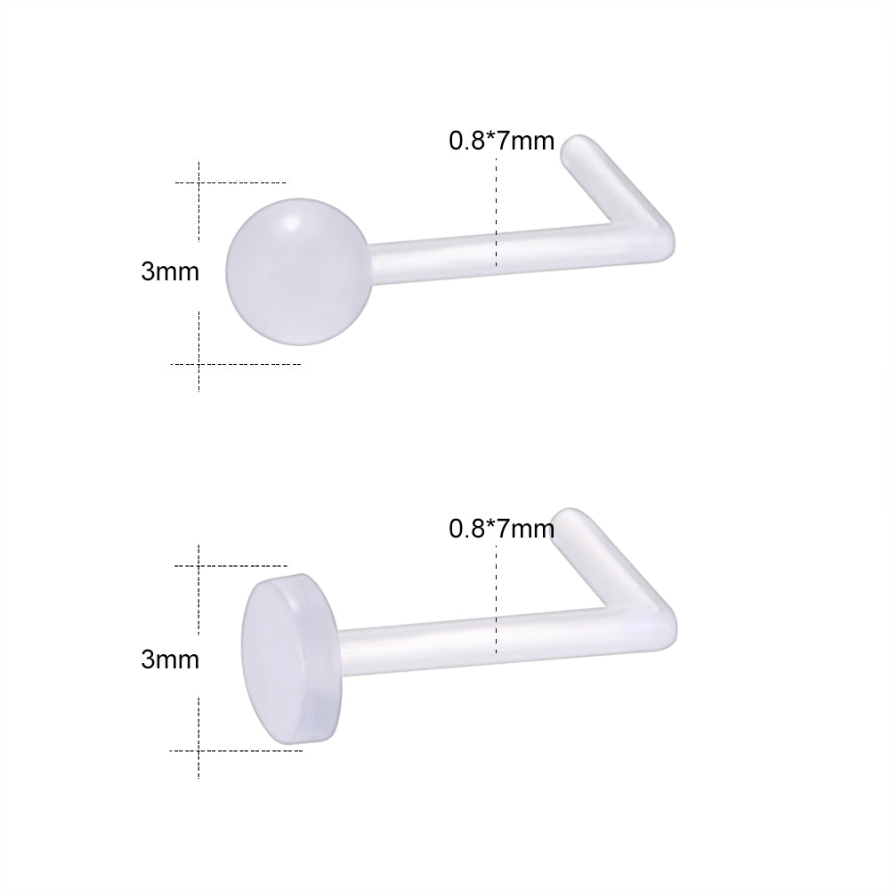 60-Pcs-Set-Clear-Bioflex-Nose-Rings-Piercing-L-Shaped-Nose-Studs-Economic-Set