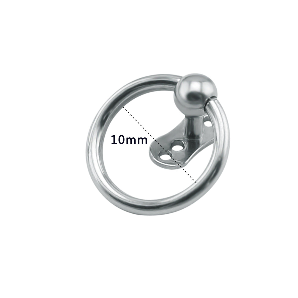 2 Pcs 14g Captive Ring Dermal Anchor Tops & Surgical Steel Base Microdermals