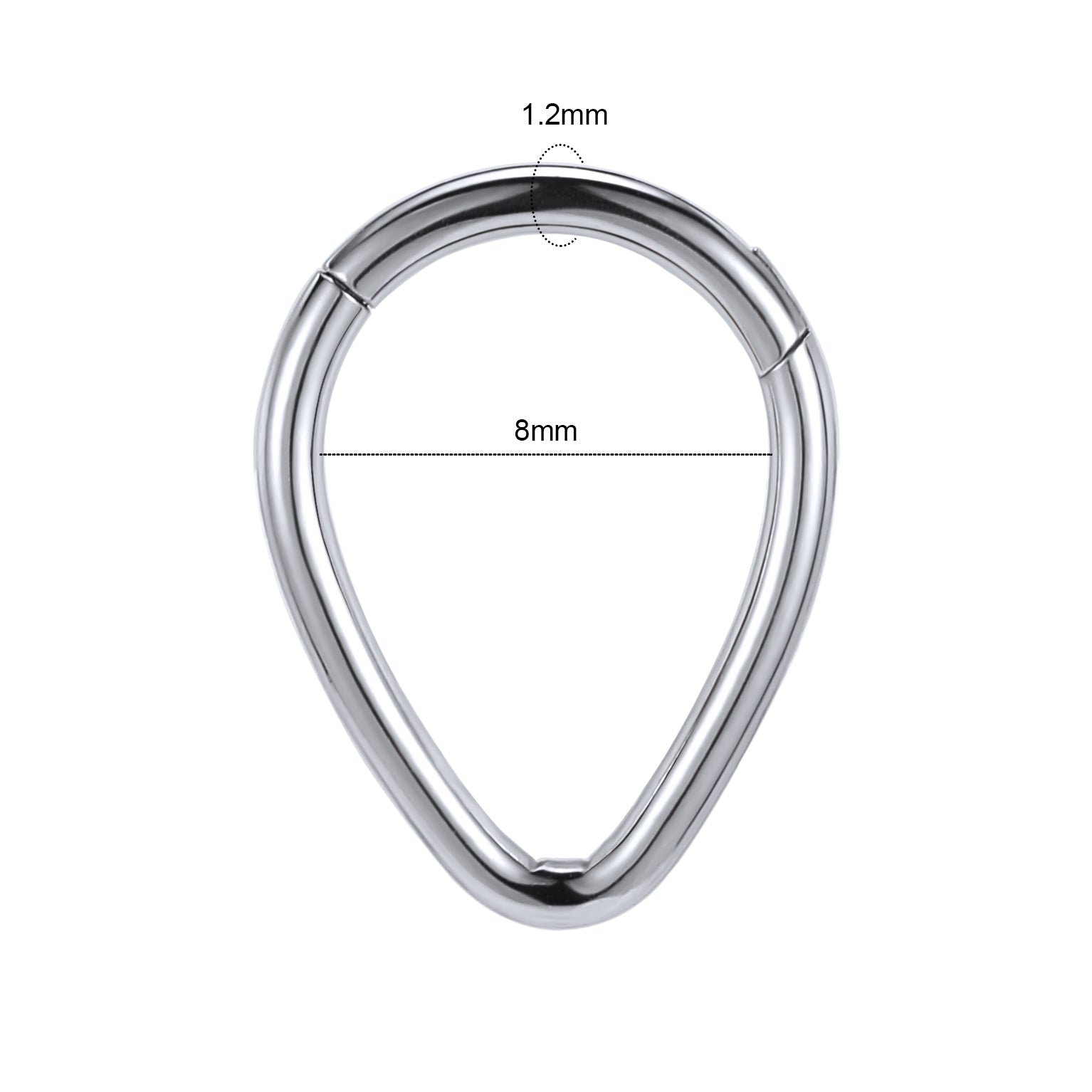 16g-water-drop-nose-septum-ring-black-sliver-clicker-stainless-steel-helix-cartilage-piercing
