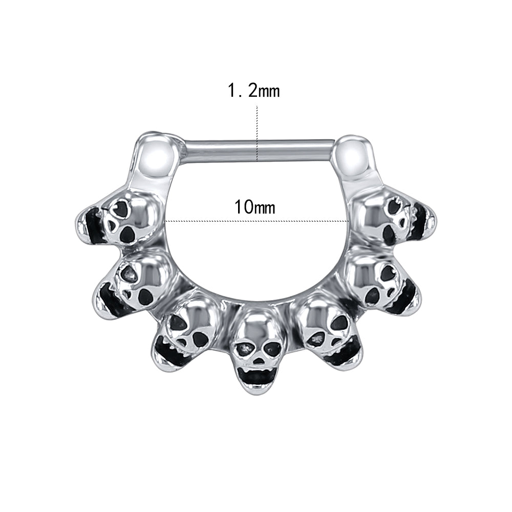 16G-Skull-Septum-Clicker-316L-Stainless-Steel-Nose-Septum-Ring