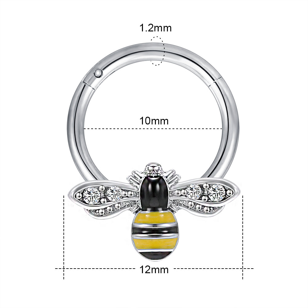 16g-bee-design-nose-septum-ring-stainless-steel-helix-cartilage-piercing