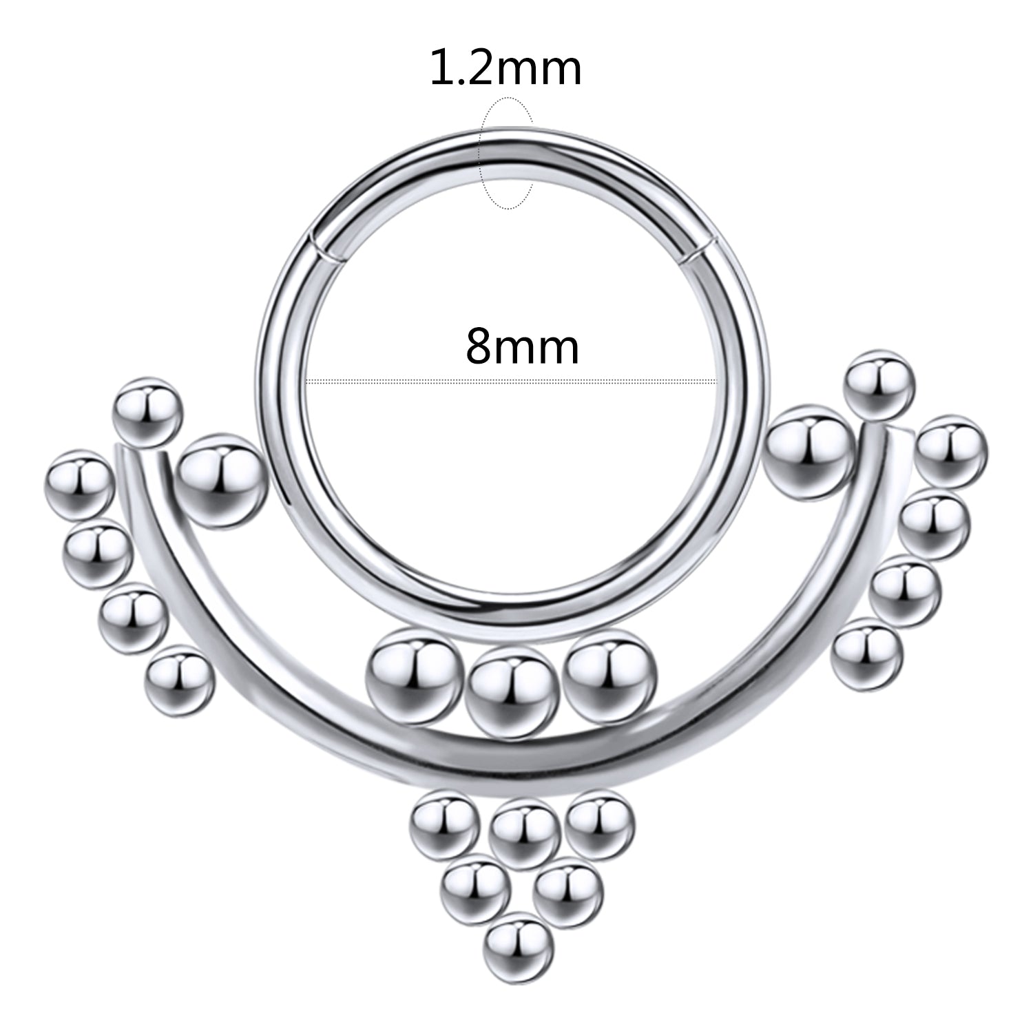 16g-gothic-balls-nose-septum-ring-stainless-steel-clicker-cartilage-helix-piercing