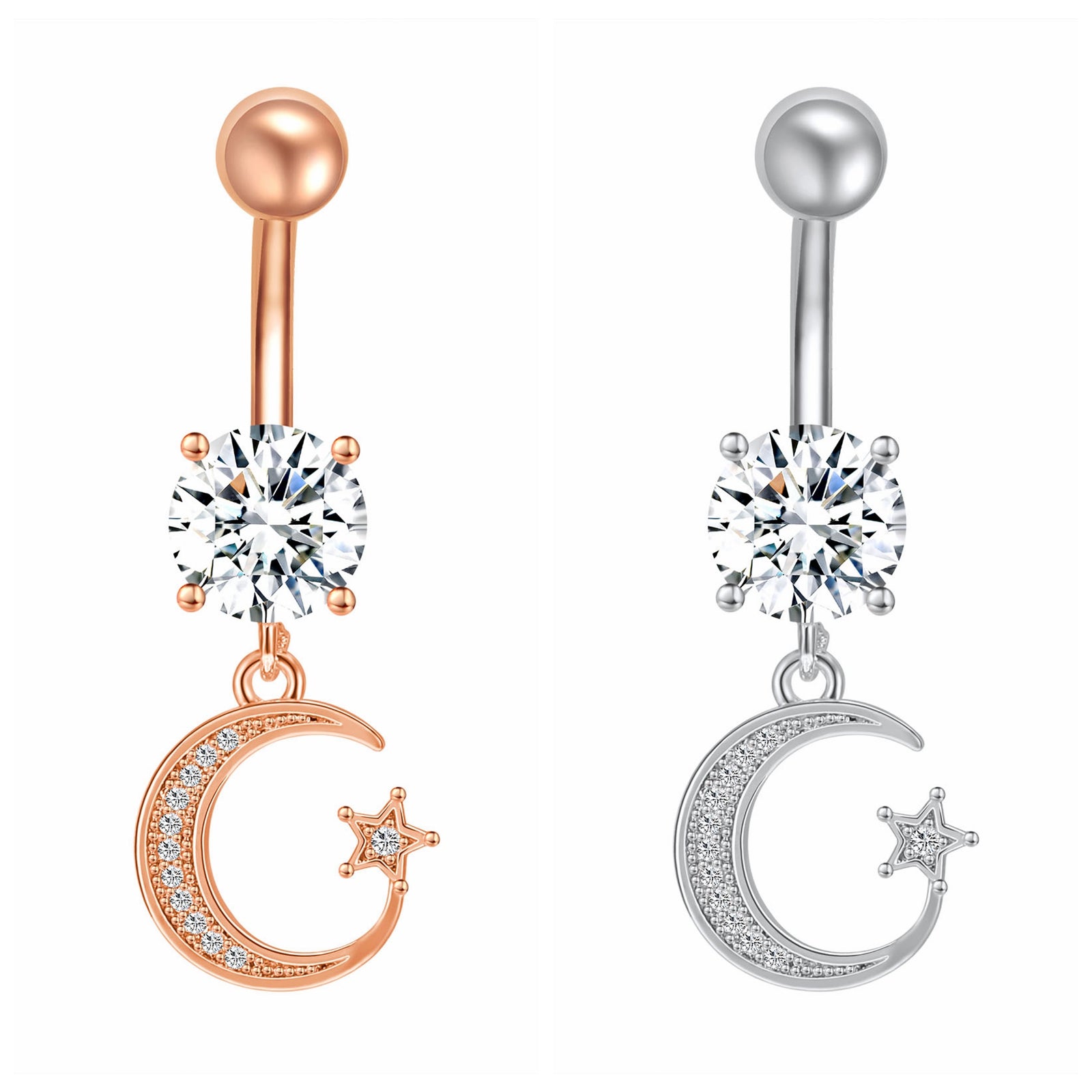 14g-Drop-Dangle-Moon-Belly-Button-Rings-Rose-Gold-Crystal-Navel-Piercing-Jewelry