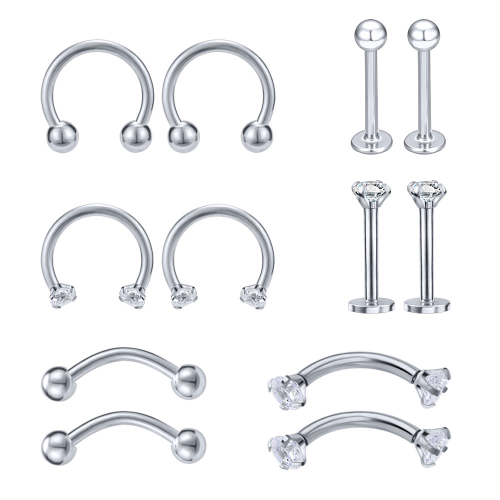 6-12pcs-silver-horseshoe-septum-piercing-cz-eyebrow-piercing-helix-tragus-earrings-jewelry