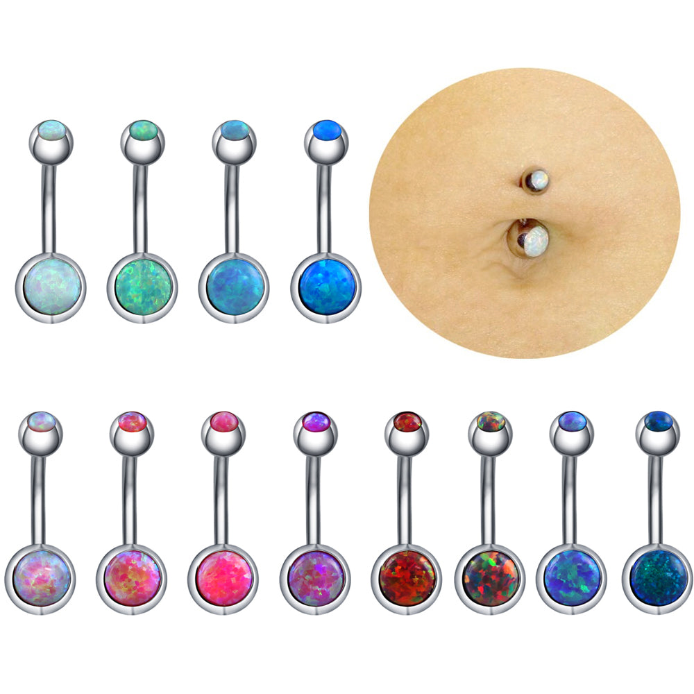 14g-opal-double-jeweled-belly-button-rings-set-stainless-steel-navel-piercing-jewelry