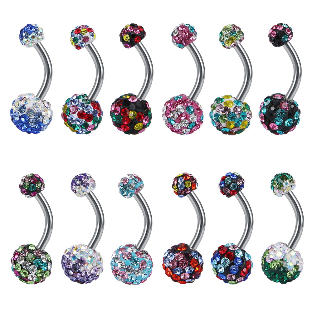 multiple belly button rings